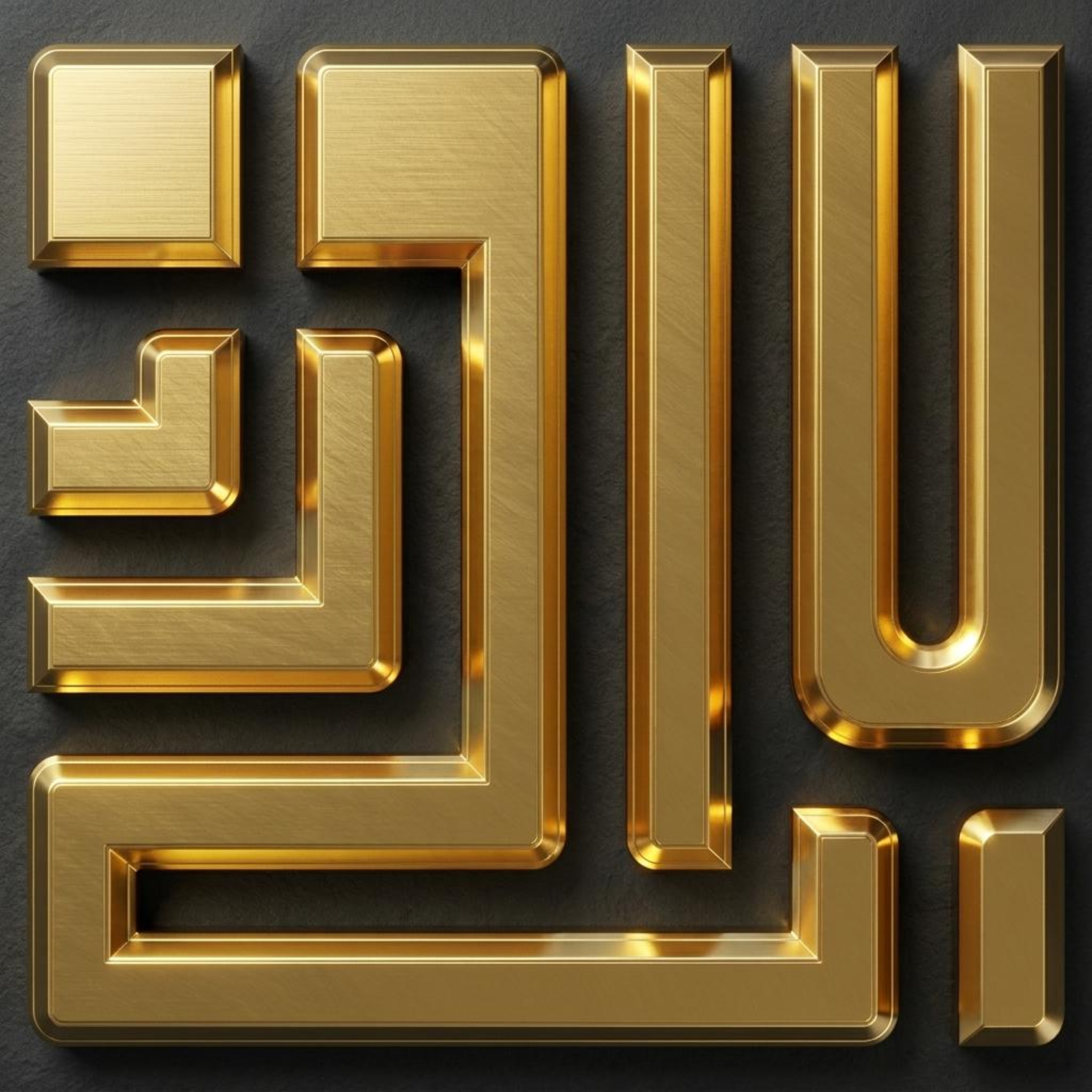 Brothers Typing Executive Solid Gold Emblem